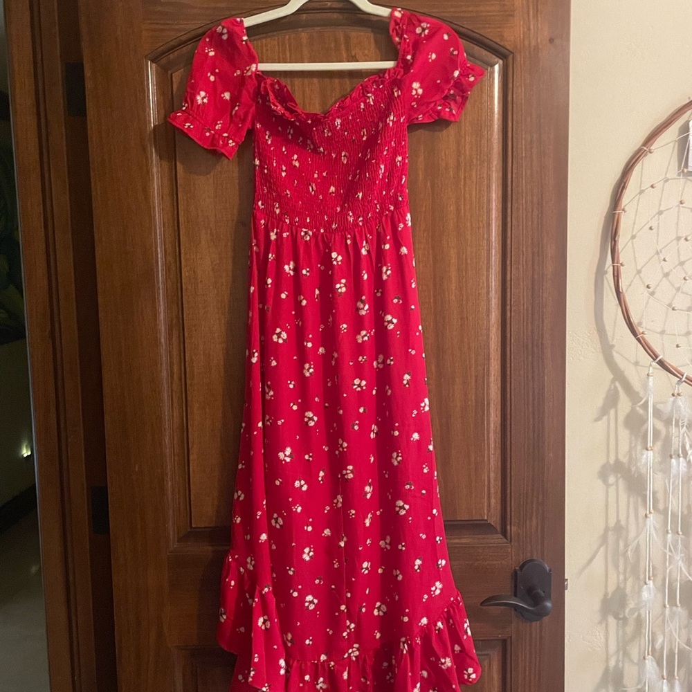 Girls pretty maxi dress off shoulder